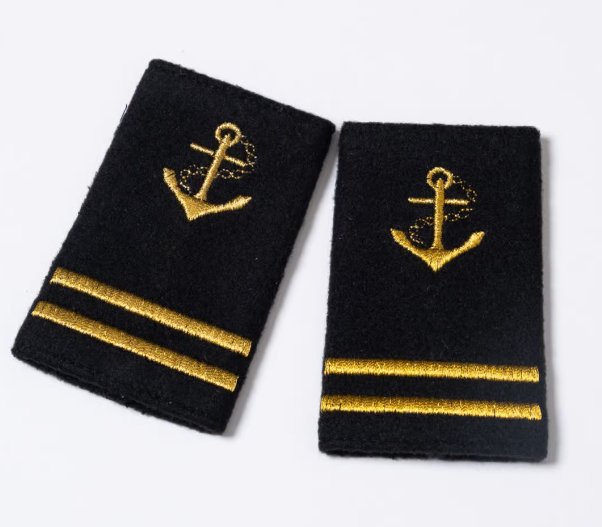 Gold bosun epaulettes - Marina Yacht Wear