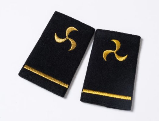 Gold third engineer epaulettes - Marina Yacht Wear