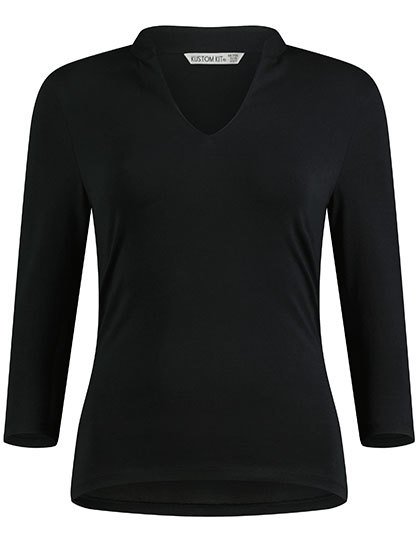 Ladies Mandarin Collar T-Shirt - Marina Yacht Wear