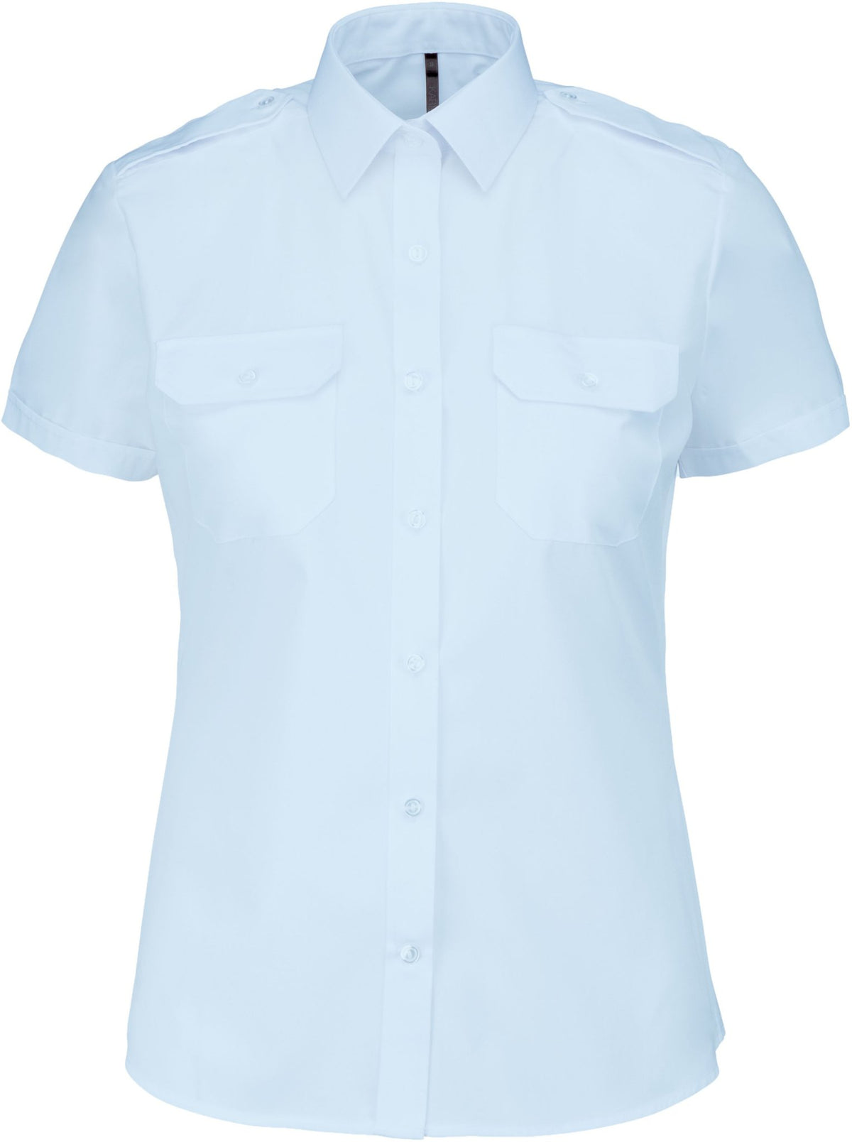 Ladies Short Sleeve Dress shirt with tabs - Marina Yacht Wear