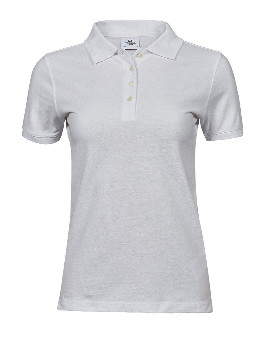 Ladies Short Sleeve Pique Polo Shirt - Marina Yacht Wear