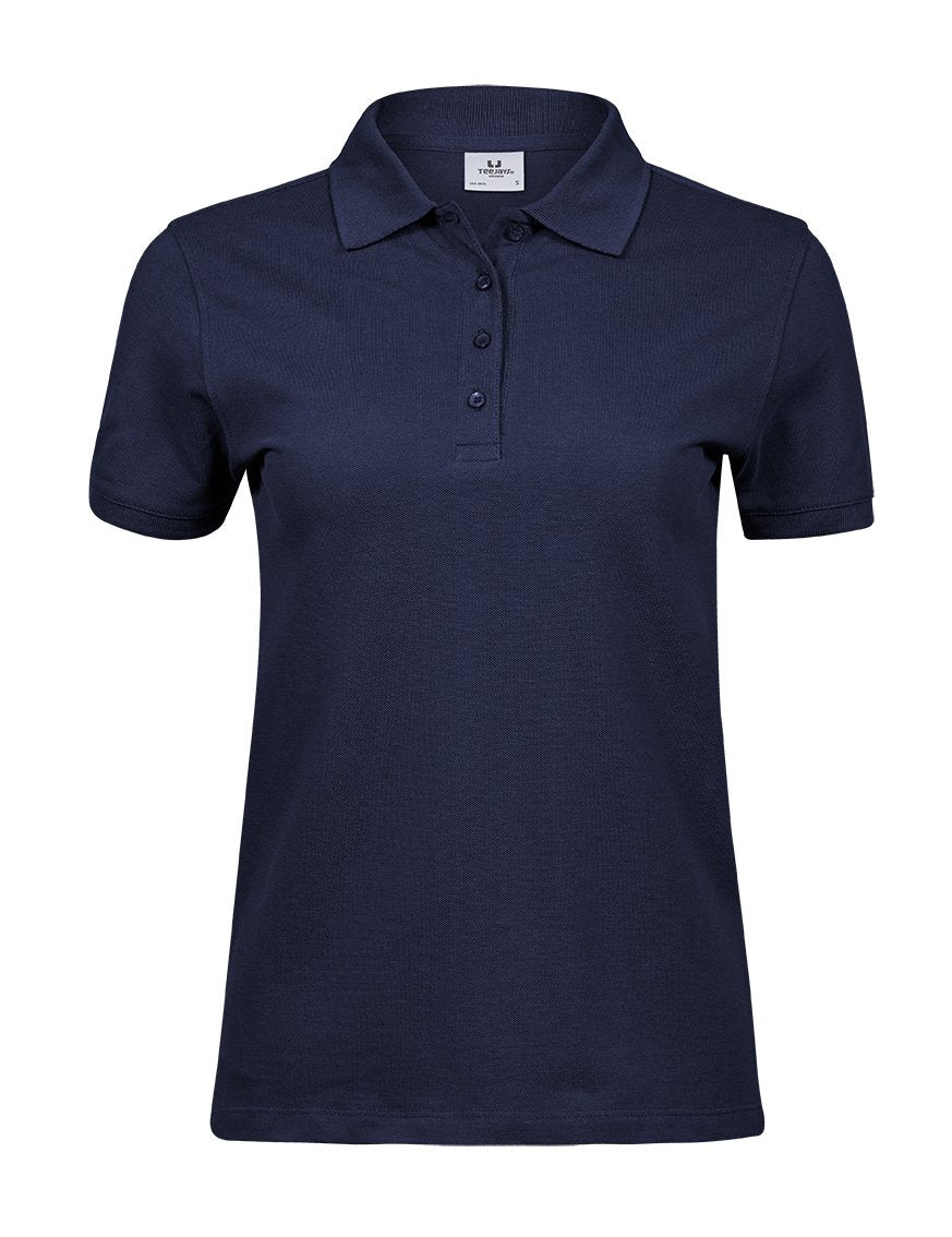 Ladies Short Sleeve Pique Polo Shirt - Marina Yacht Wear