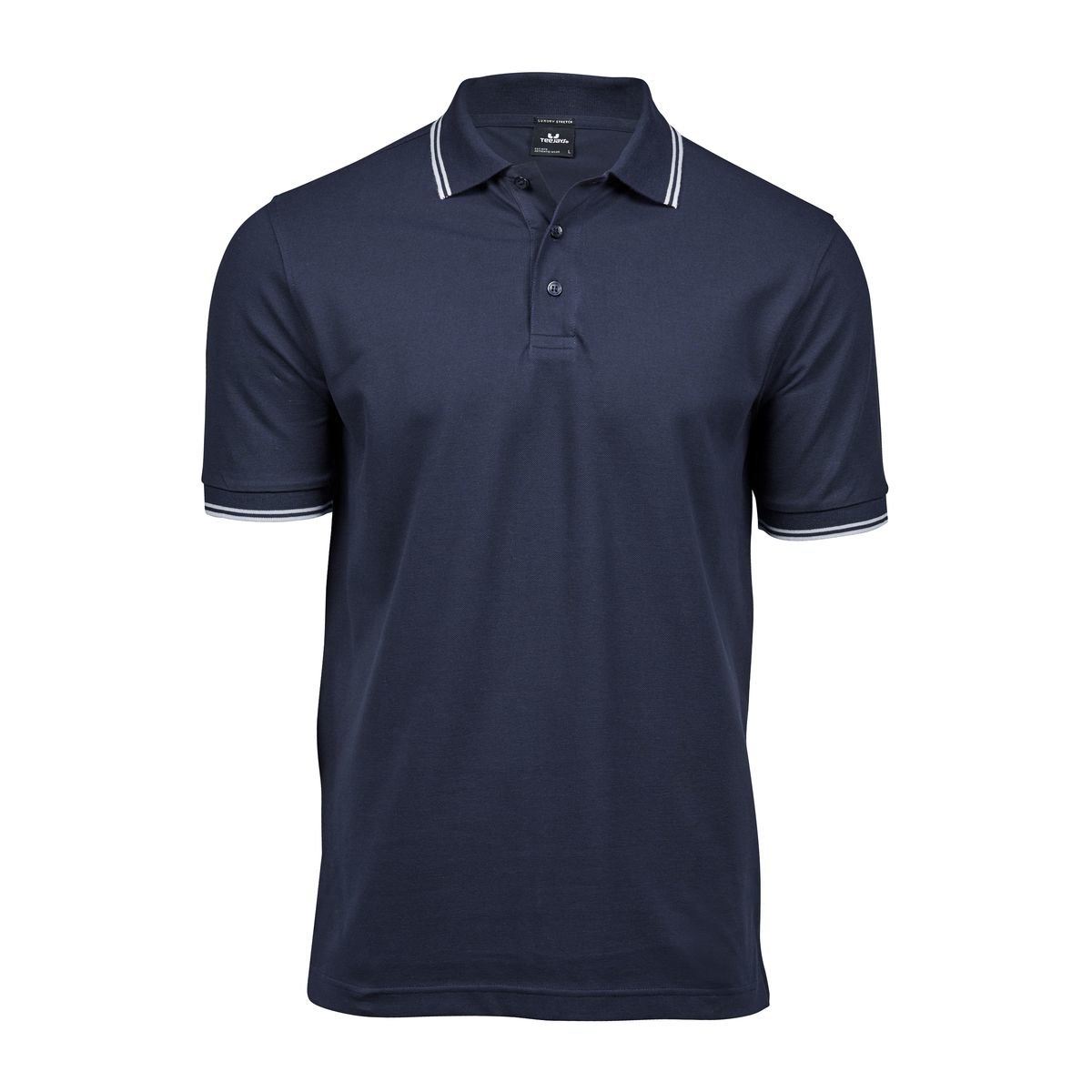 Luxury Stripe Stretch Polo - Marina Yacht Wear