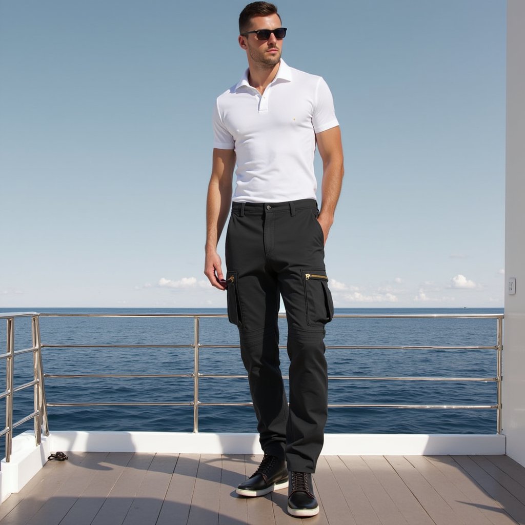 Men’s cargo pant KARIBAN - Marina Yacht Wear