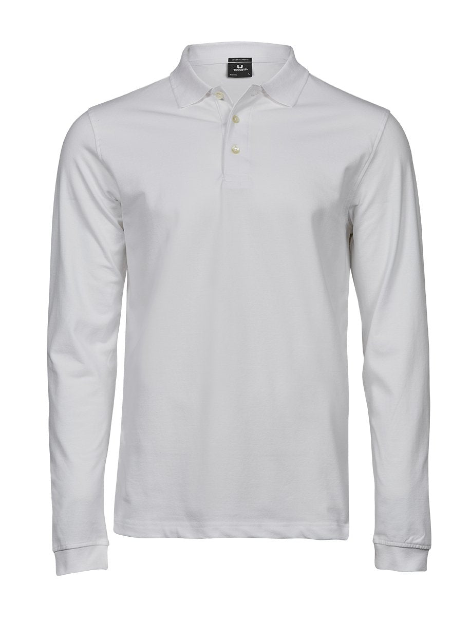 Men’s Long Sleeve Polo Shirt Tee Jays - Marina Yacht Wear