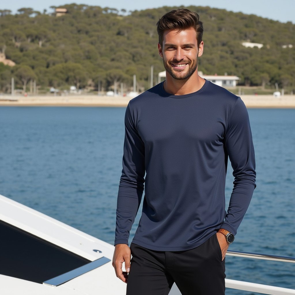 Men’s long sleeve T-shirt Premium Tee - Jays - Marina Yacht Wear