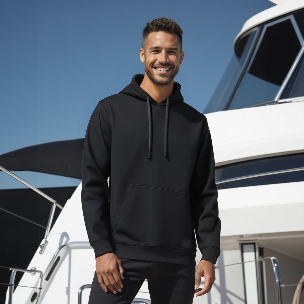 Men's organic Hoodie - Marina Yacht Wear