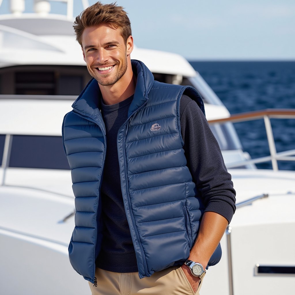 Men's puffer Vest - Marina Yacht Wear