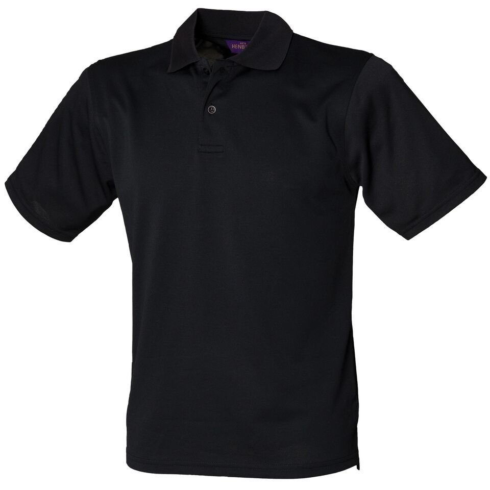 Men’s short sleeve quick dry polo HENBURY - Marina Yacht Wear