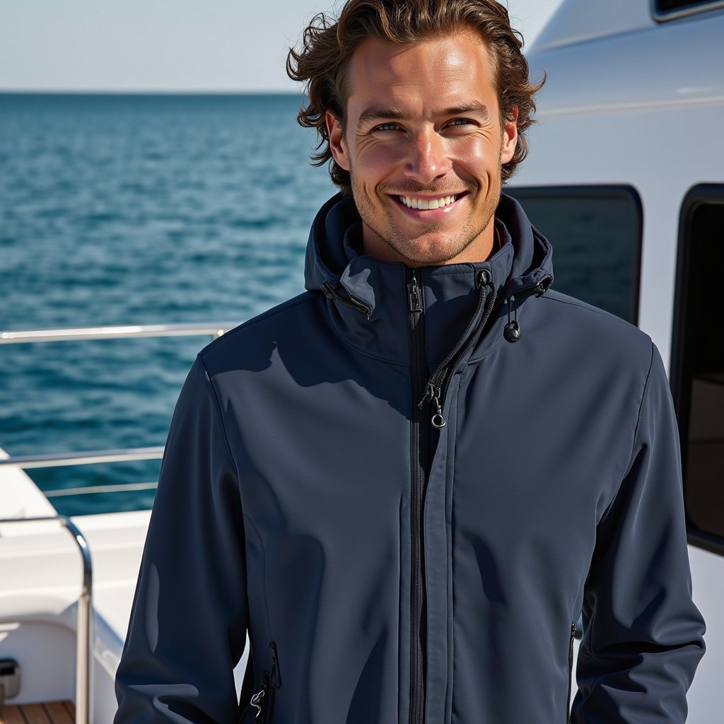 Men's Softshell hooded B&C - Marina Yacht Wear