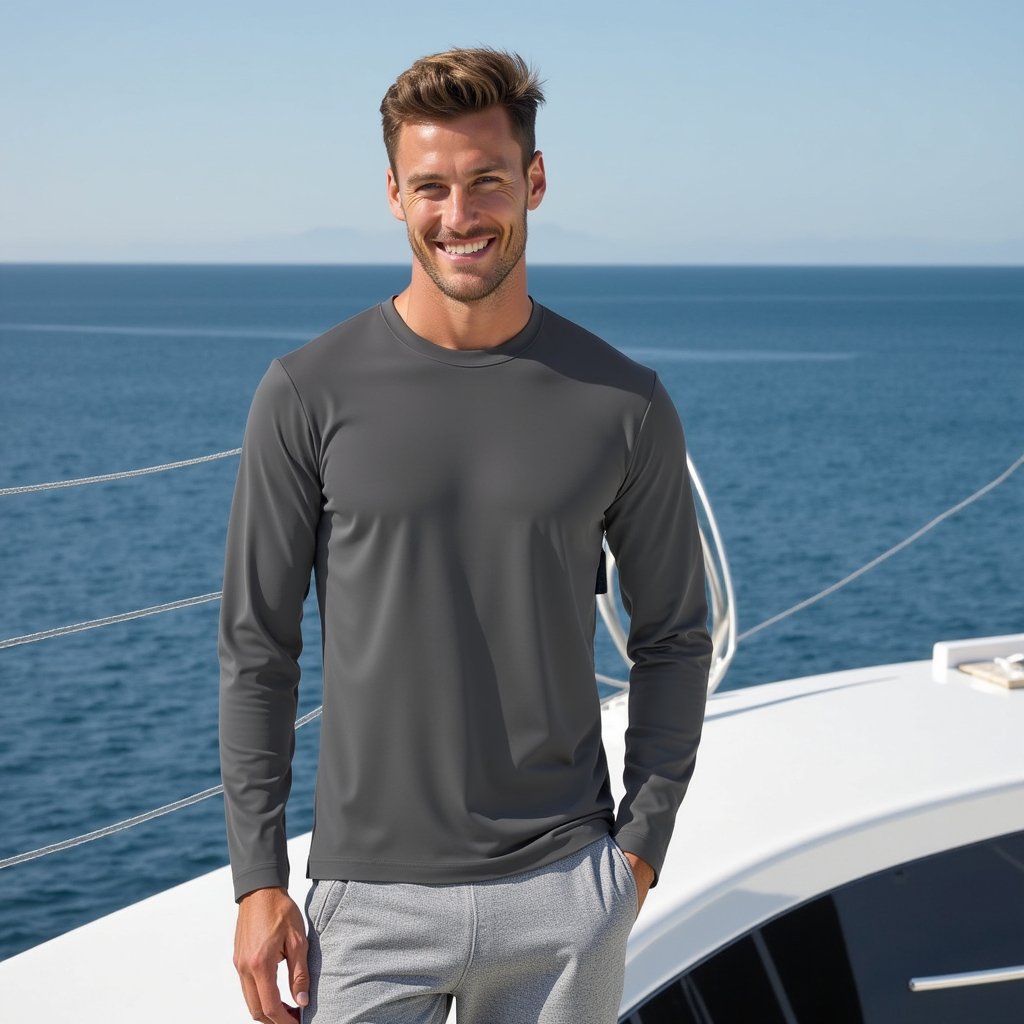 Men’s Technical Long sleeve T-shirt - Marina Yacht Wear