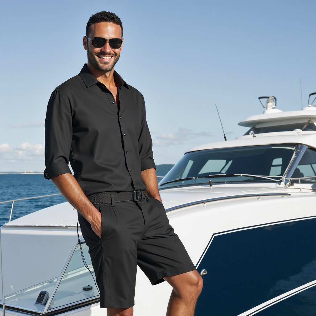 Quick Dry Bermuda Proact - Marina Yacht Wear