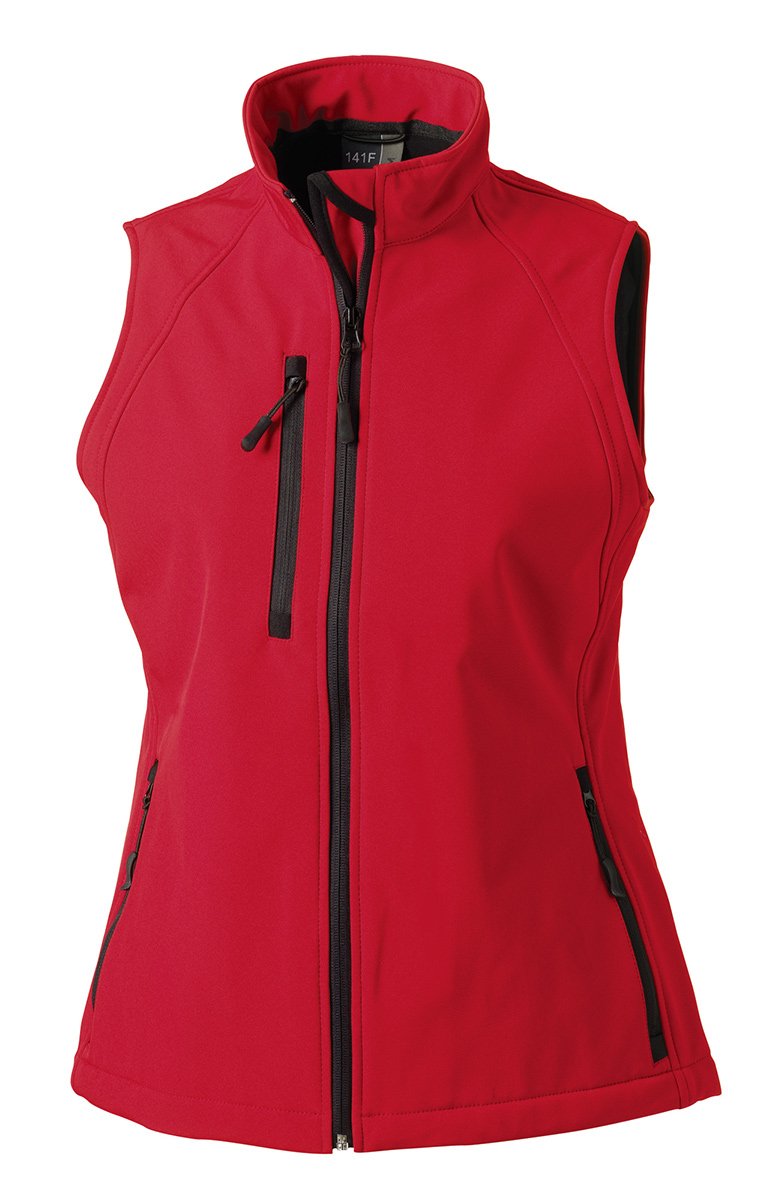 RUSSELL Ladies Softshell Vest No Sleeve - Marina Yacht Wear