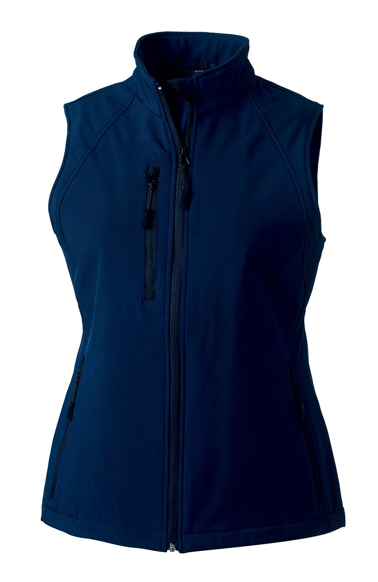 RUSSELL Ladies Softshell Vest No Sleeve - Marina Yacht Wear