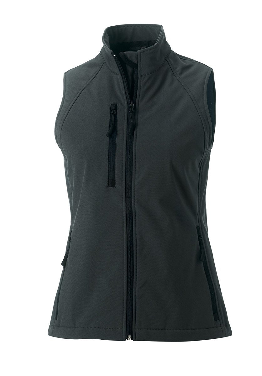 RUSSELL Ladies Softshell Vest No Sleeve - Marina Yacht Wear