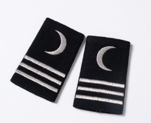 Silver Chief Stewardess Epaulettes - Marina Yacht Wear