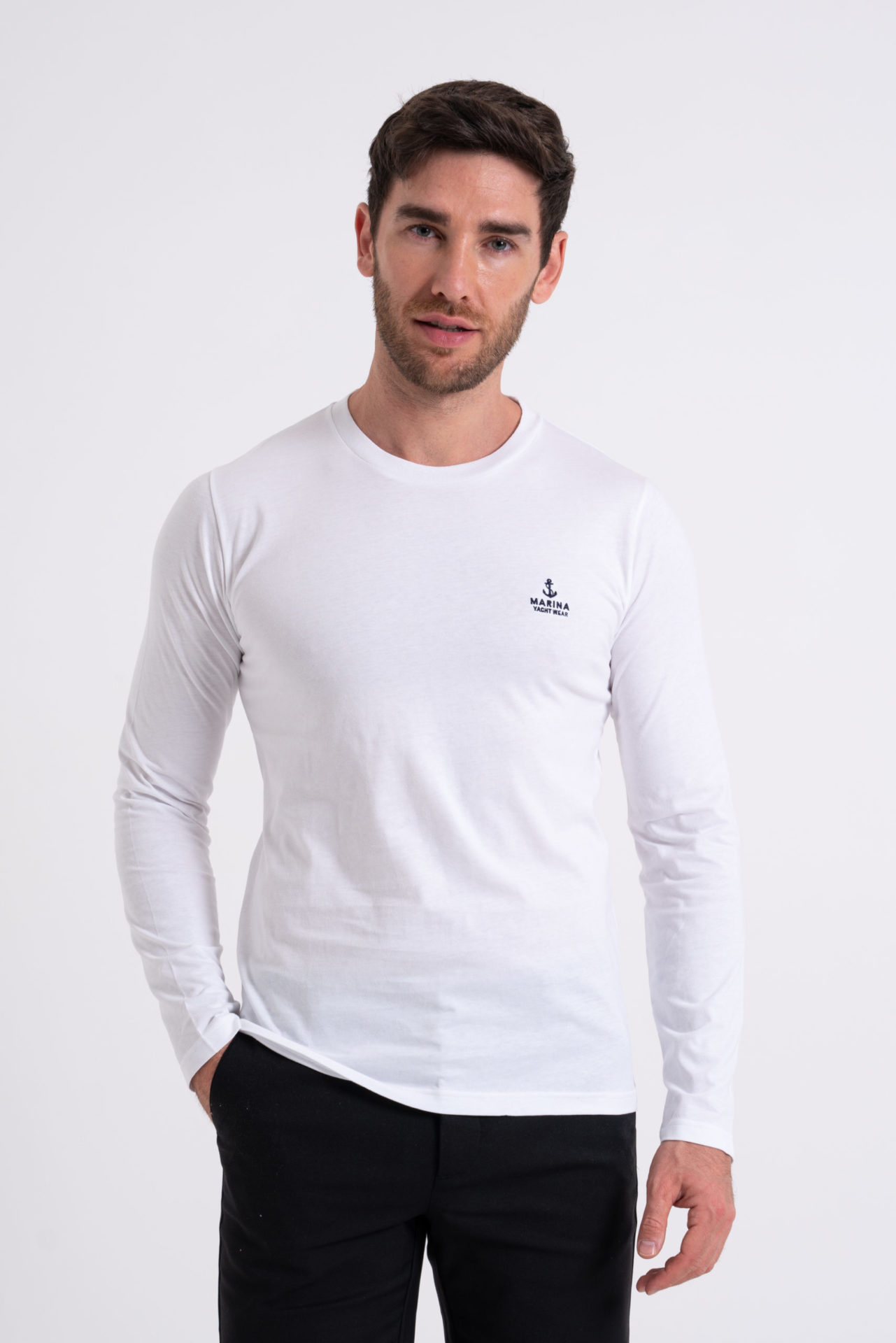 Mens Long Sleeve T-shirt for yacht crew