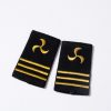 Gold first engineer epaulettes